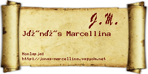 Jónás Marcellina névjegykártya